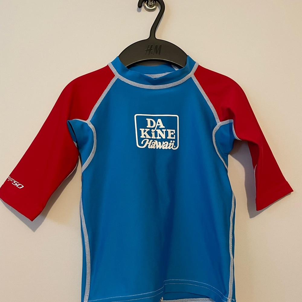 Dakine Kids Blue and Red Swim Shirt